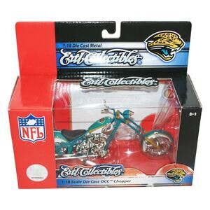Jacksonville Jaguars NFL Football 1:18 Diecast Toy - OCC Chopper Motorcycle 2006